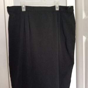 Black pencil skirt